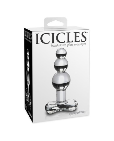 Progressive anal glass plug - Icicles No. 47