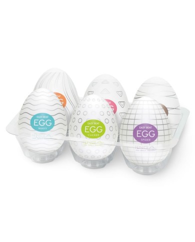 Oeufs de masturbations - Tenga assortiment (pack de 6) Oeufs de masturbations - Tenga assortiment (pack de 6)