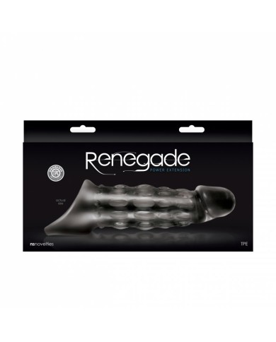 Sheath to enlarge the penis - Renegade Power Extension clear
