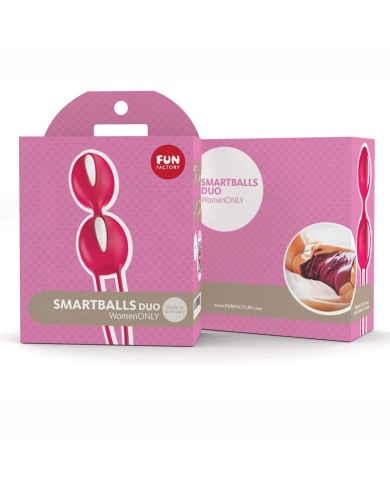 Smartballs Duo Pink e bianco - Fun Factory