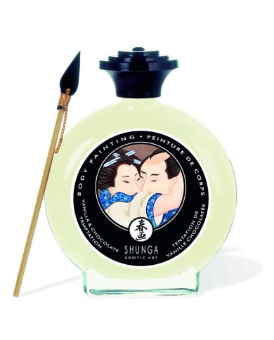 Peinture Corporelle Shunga - Chocolat Blanc & Vanille Peinture Corporelle Shunga - Chocolat Blanc & Vanille