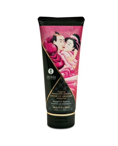 Köstliche Massage Creme Shunga - Himbeere Emotion