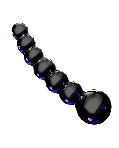 Anal Glass Dildo Black - Icicles N°66