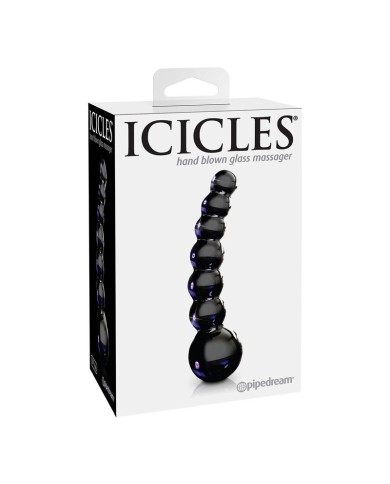 Palline anali di vetro Nero – Icicles N°66