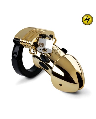 Cage de chasteté Public Enemy No 1 Gold - Mystim Cage de chasteté Public Enemy No 1 Gold - Mystim
