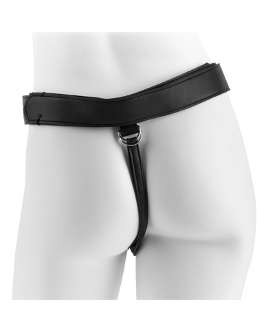 Gode Ceinture réaliste noir 23cm – King Cock 9