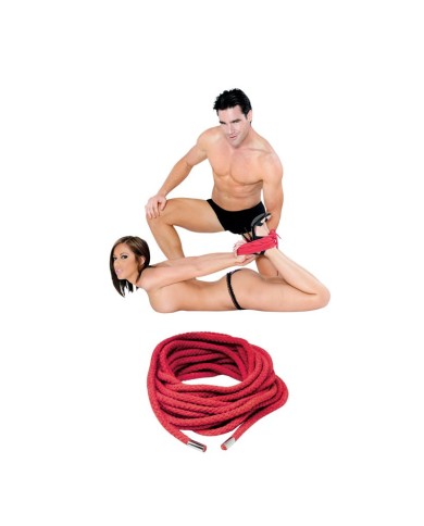 Bondage Seil Japanese Silk Rope Rot - Fetish Fantasy 10m