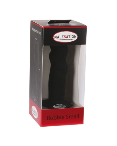 Silicon anal Dildo Robbie Small Black - Malesation