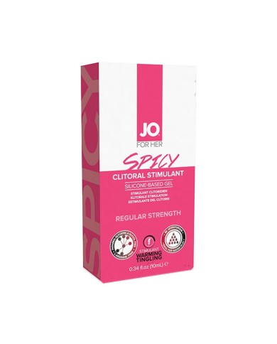 Gel de stimulation clitoridien 10ml Spicy - System JO Gel de stimulation clitoridien 10ml Spicy - System JO