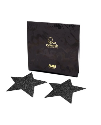 Nippies Flash Stern Schwarz - Nippel-Pasties