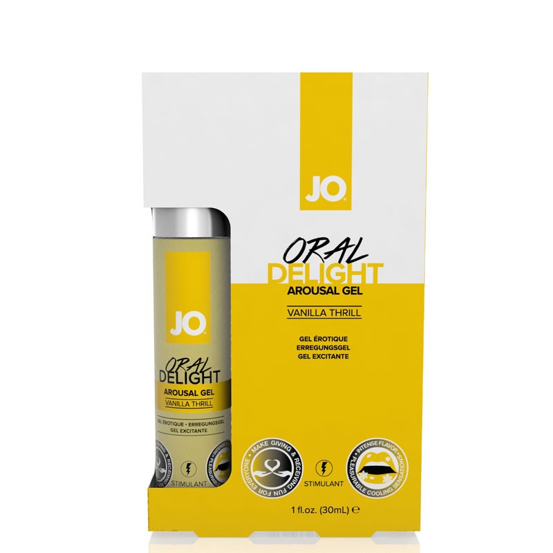 Gel Stimulant sexe Oral Delight Vanille - System JO