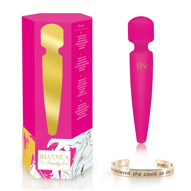 Vibromasseur Body Wand Bella Mini French Rose - Rianne S