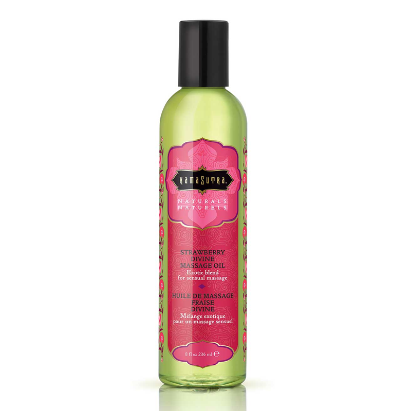Huile de massage Kamasutra - Naturals Fraise Divine 200ml