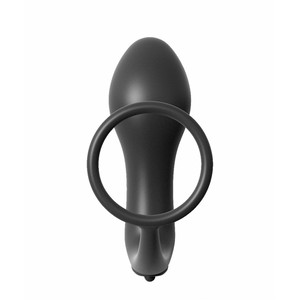 Stimulateur prostatique et Cockring Vibrant Ass-Gasm - Pipedream