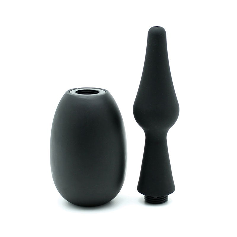 Poire à lavement avec plug anal - Rimba