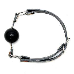 Bâillon Boule en silicone Ø 4.4 cm Léopard - Rimba