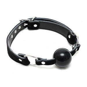 Bâillon Boule en silicone Ø 4.4 cm Noir - Rimba