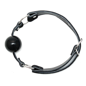 Bâillon Boule en silicone Ø 4.4 cm Noir - Rimba