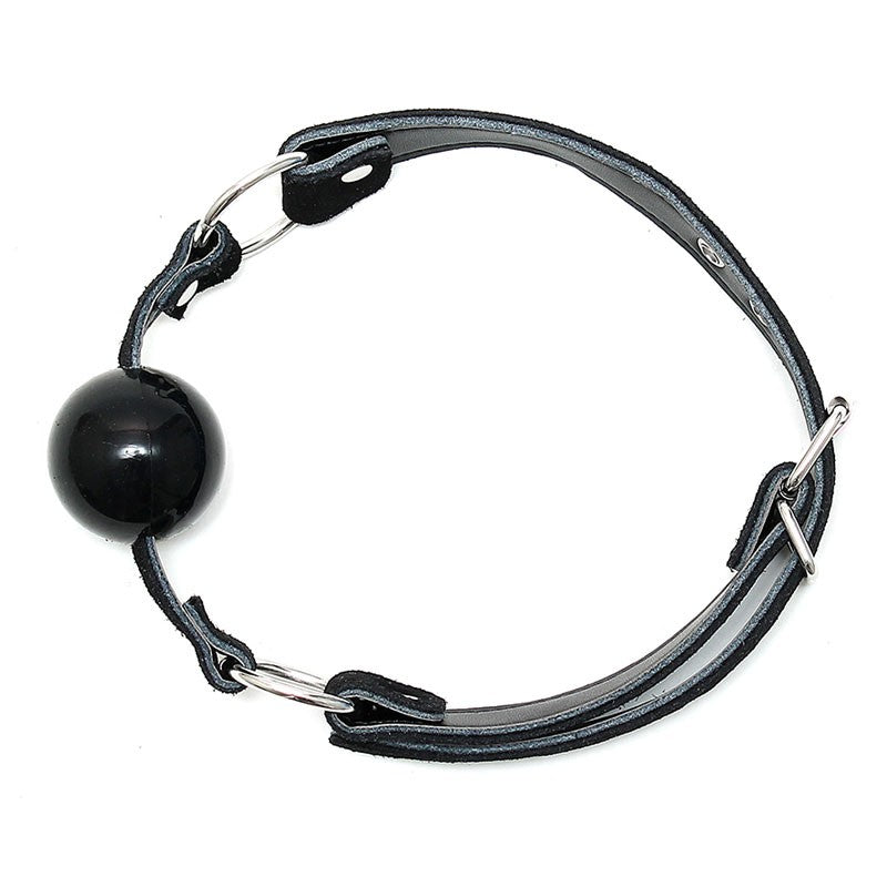 Bâillon Boule en silicone Ø 4.4 cm Noir - Rimba