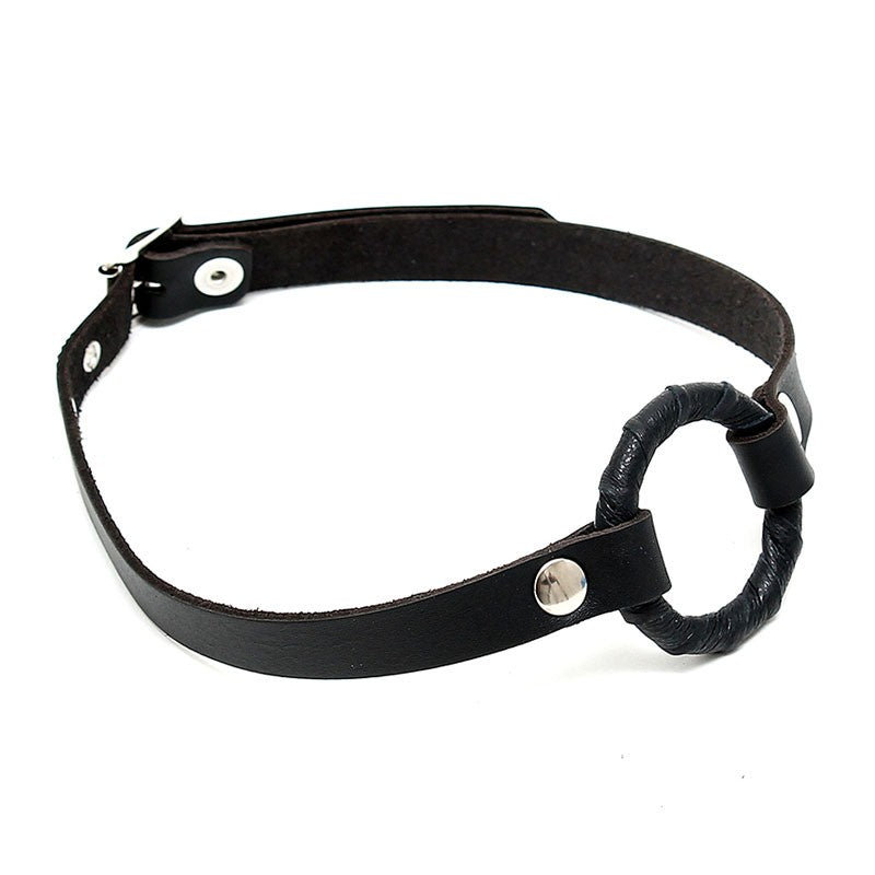 Ball Gag avec O Ring Ø 5 cm Noir - Rimba