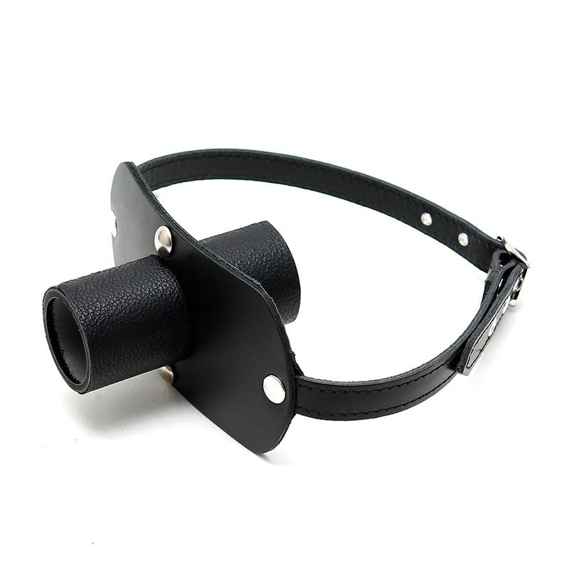 Ball Gag avec tube à urine Ø 40 mm - Rimba