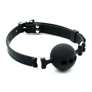 Ball Gag respirable en silicone Ø 4.2 cm - Rimba