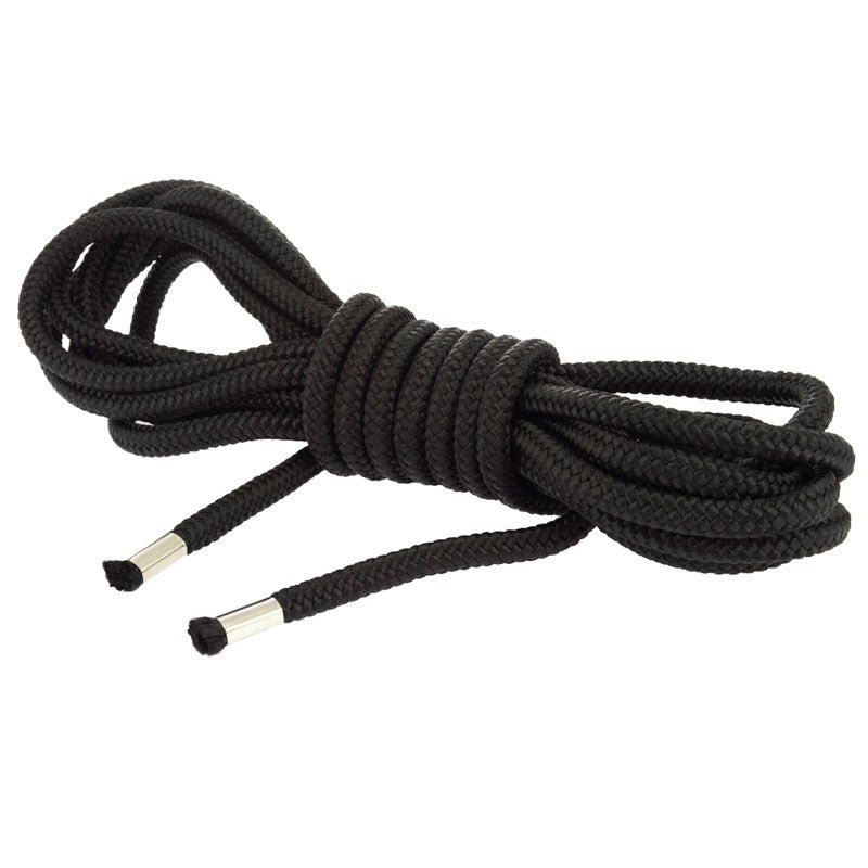 Corde de Bondage noir 100% Nylon - Rimba