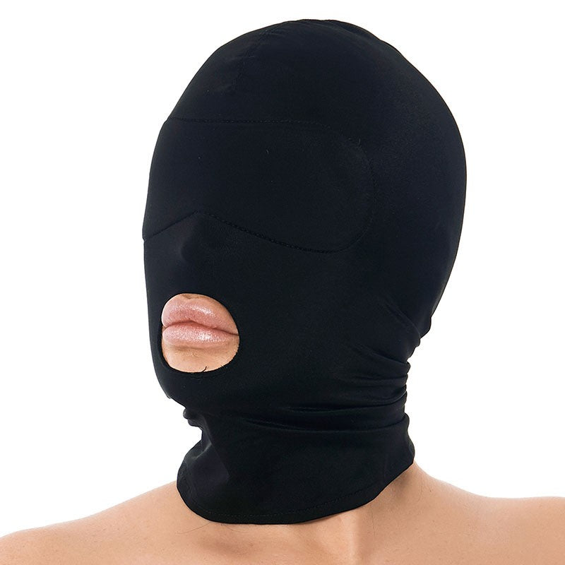 Cagoule BDSM Spandex (ouverture bouche) - Rimba