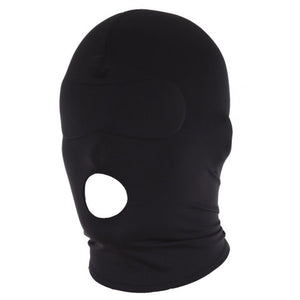 Cagoule BDSM Spandex (ouverture bouche) - Rimba