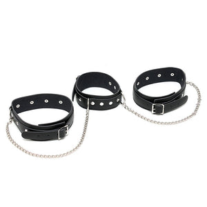 Kit d'attache BDSM cou et cuisses - Rimba