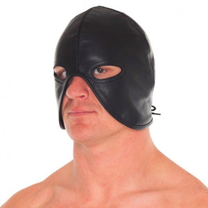 Masque de bourreau BDSM en cuir (unisex) - Rimba