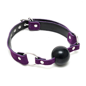 Bâillon Boule en silicone Ø 4.4 cm Violet - Rimba