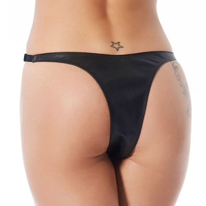 String en Cuir ouvert avec rivets - Rimba