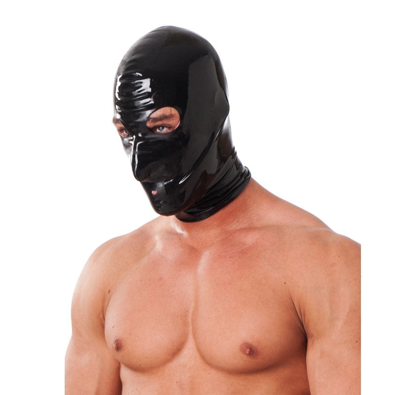 Cagoule Latex noir - Rimba