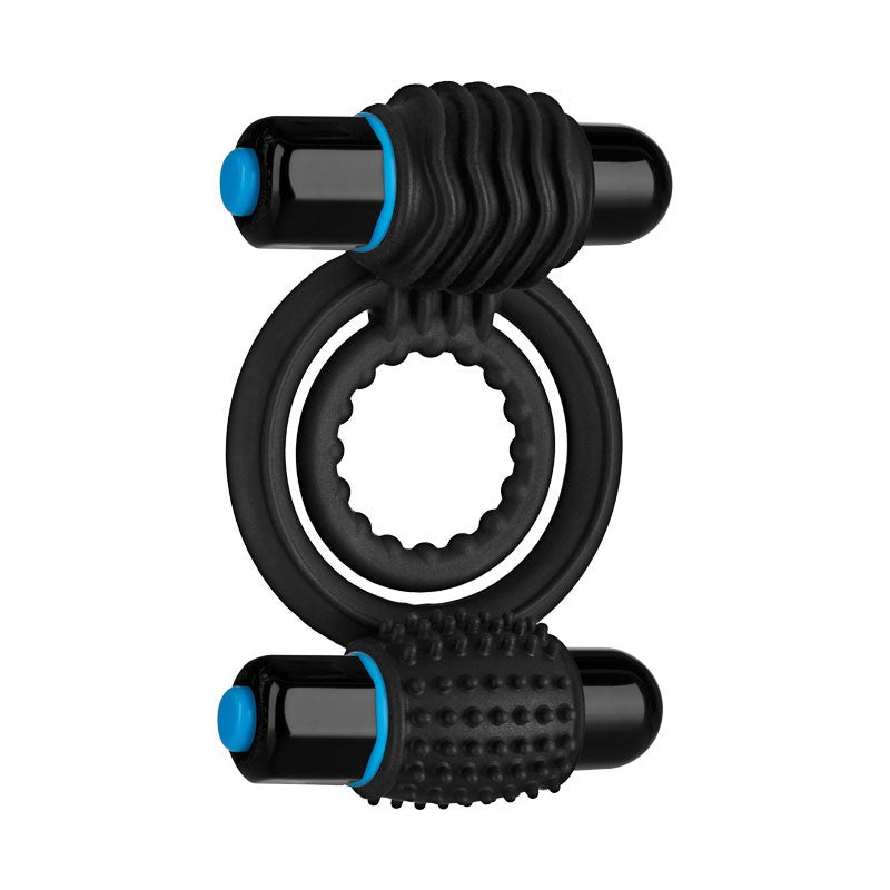 Double anneau pénien vibrant C-Ring – Doc Johnson