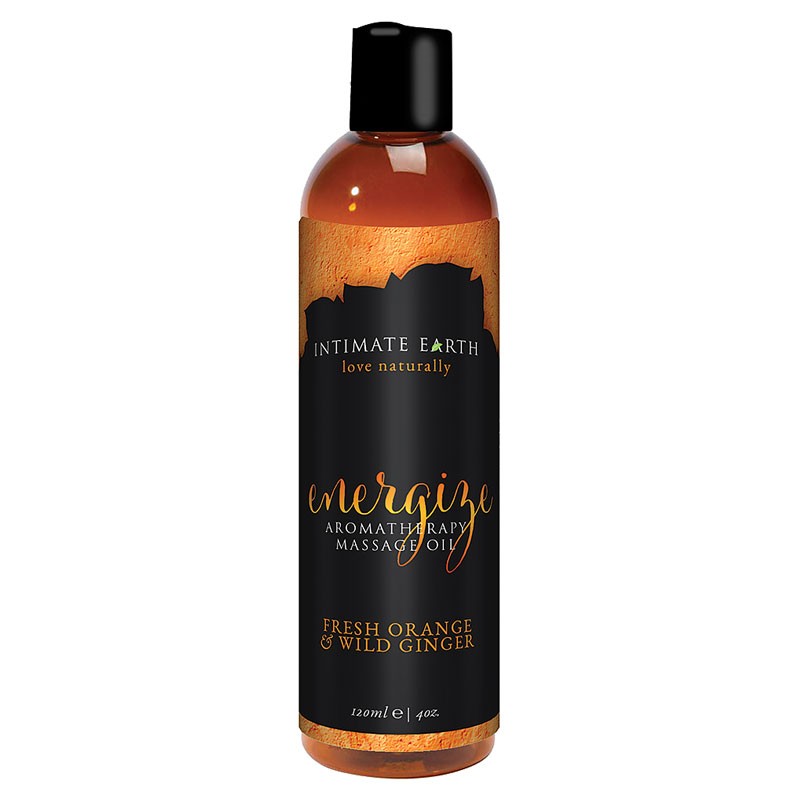 Huile de massage "Energize" 120ml - Intimate Earth