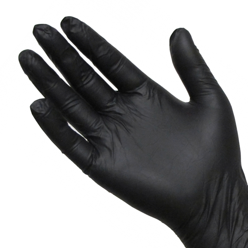 Gants en Latex noirs 100pcs.
