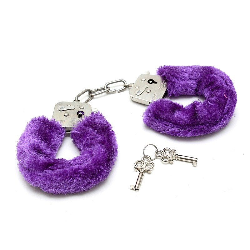 Menottes SM fourrure violet - Rimba