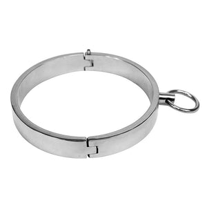 Collier d'esclave BDSM en métal (largeur 2 cm)