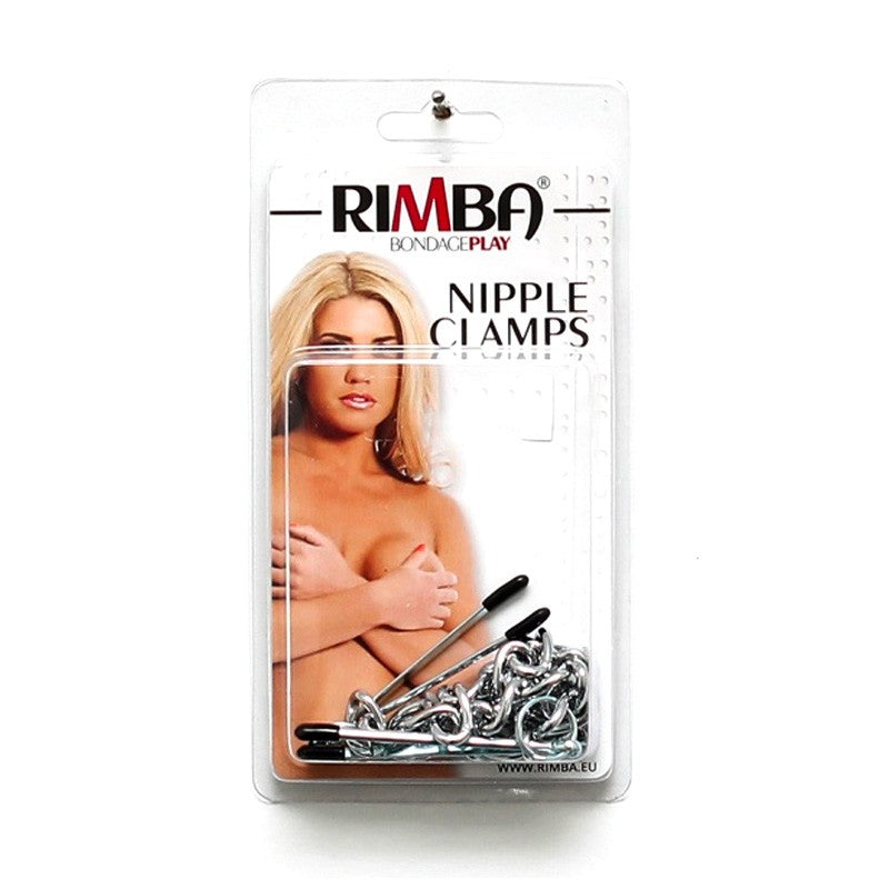 Pinces à tétons ajustable avec chaîne - Rimba