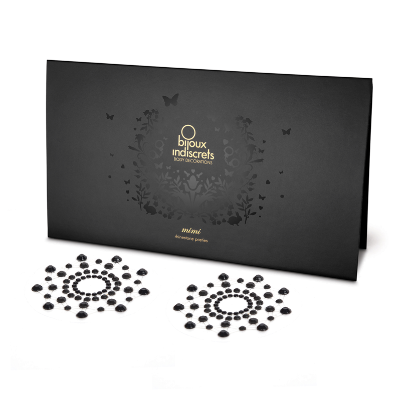 Bijoux de seins Mimi Noirs - Cache-tétons adhésifs