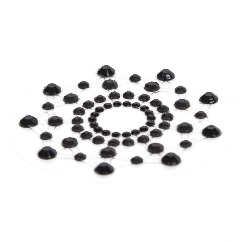 Bijoux de seins Mimi Noirs - Cache-tétons adhésifs