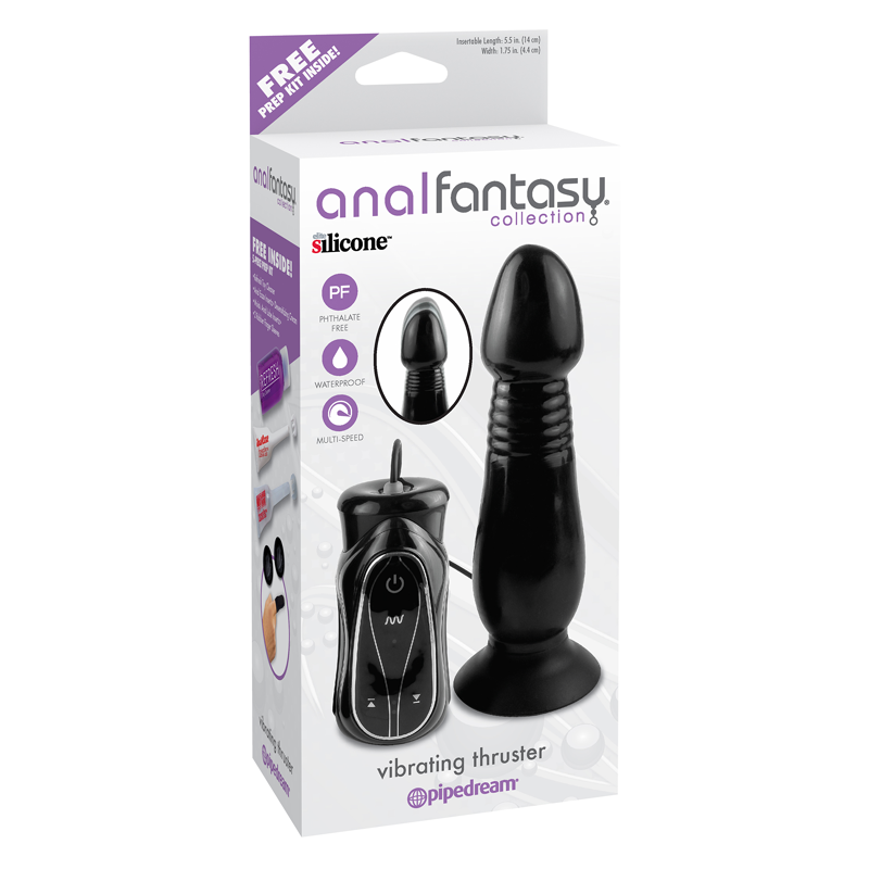 Vibromasseur anal avec ventouse "Vibrating Thruster" - Anal Fantasy