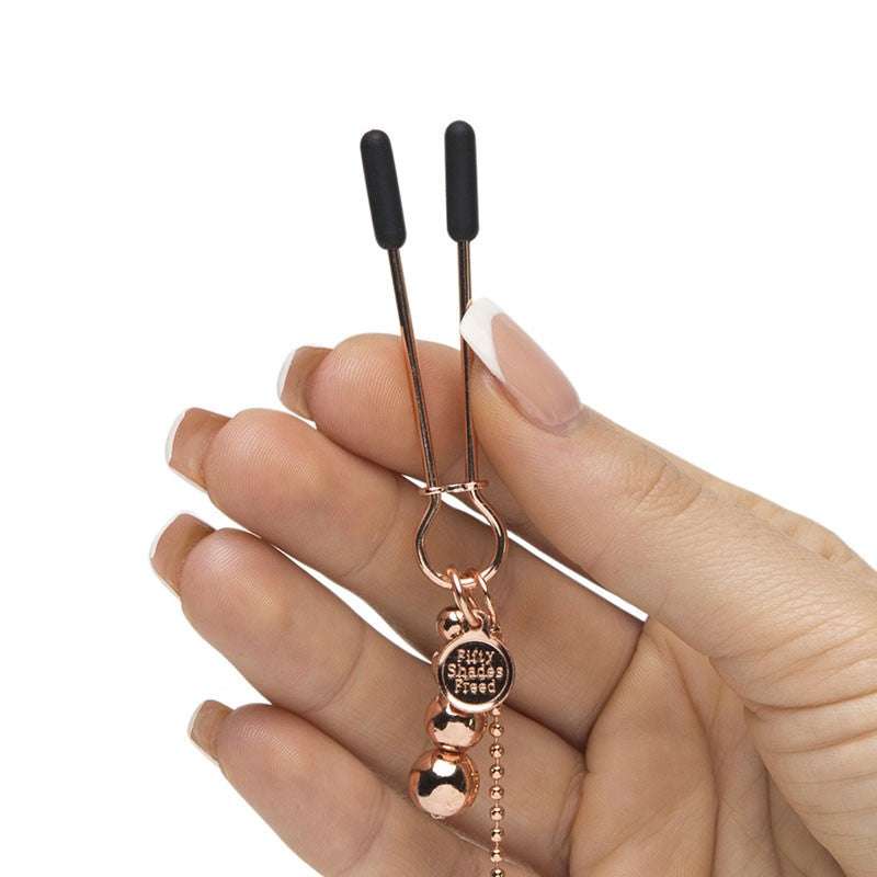 Pinces à tétons et clitoris "All Sensation" - Fifty Shades Freed