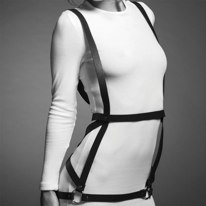 Harnais BDSM Noir "Maze Arrow Dress" - Bijoux Indiscrets