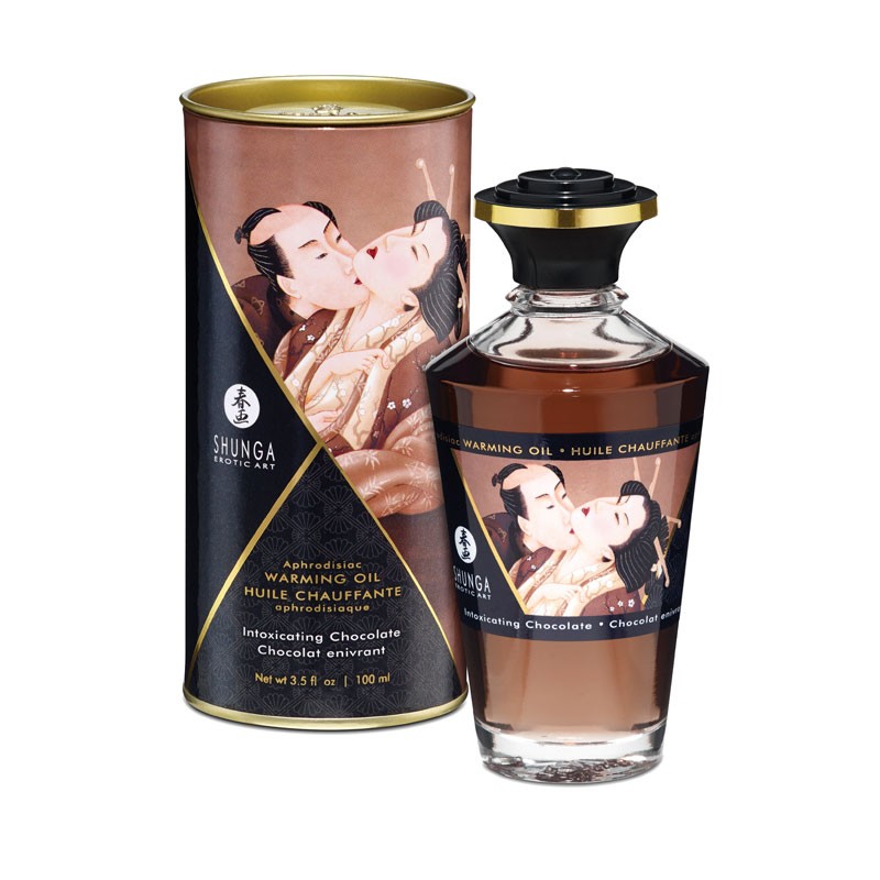 Huile chauffante aphrodisiaque Shunga - Chocolat enivrant