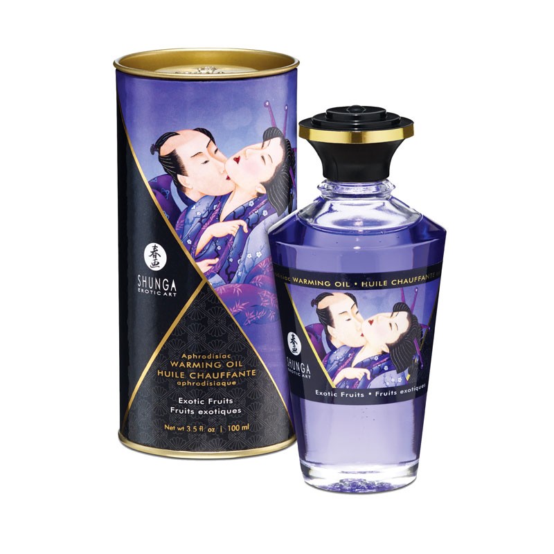 Huile chauffante aphrodisiaque Shunga - Fruits Exotiques