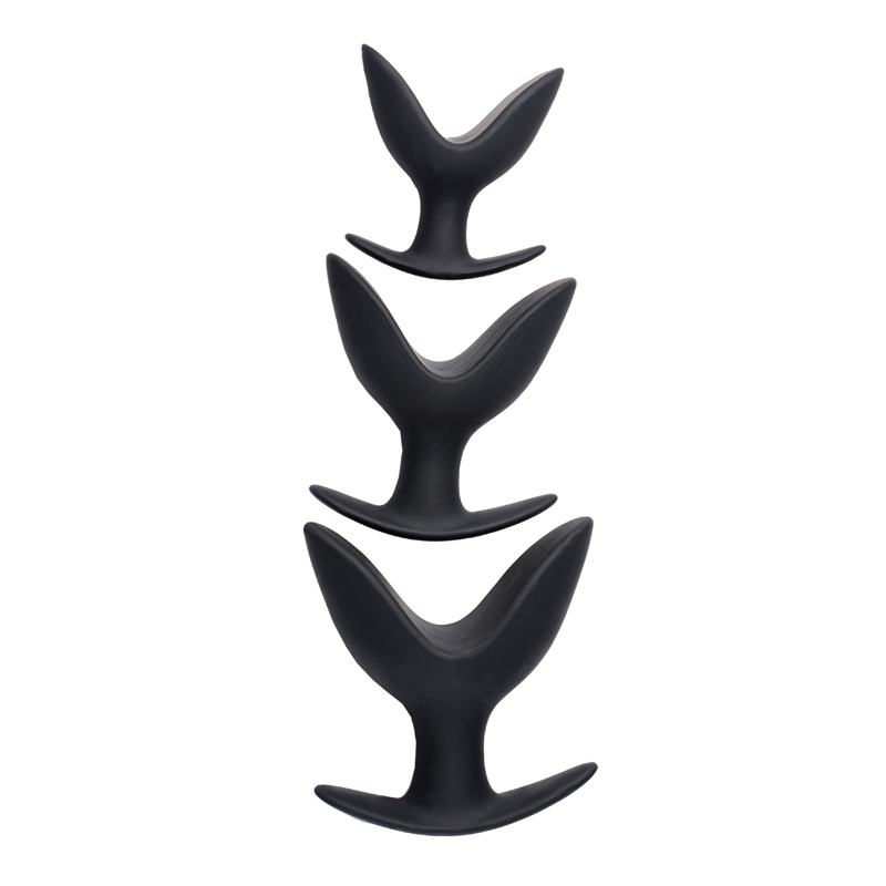Butt plug qui s'écarte (3pces) Ass Anchors - Master Series