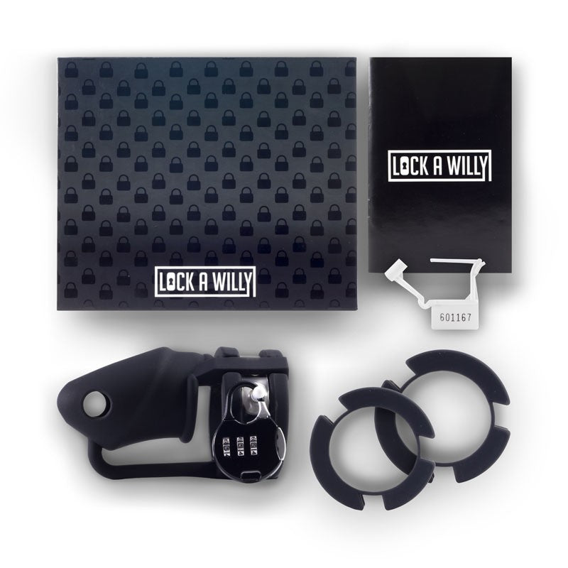 Cage de chasteté en silicone Lock a Willy