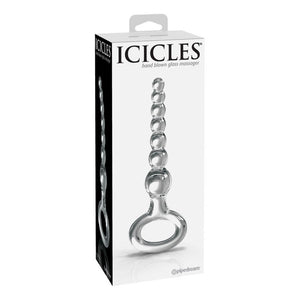Chapelet anal en verre - Icicles N° 67